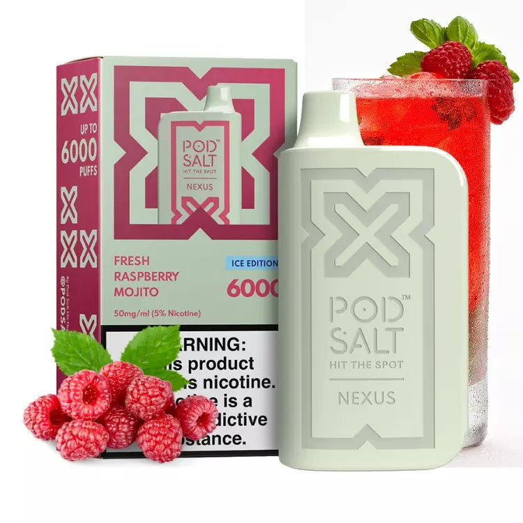 POD SALT NEXUS 6000 Puffs 20mg Disposable Pen Ice Edition In UAE