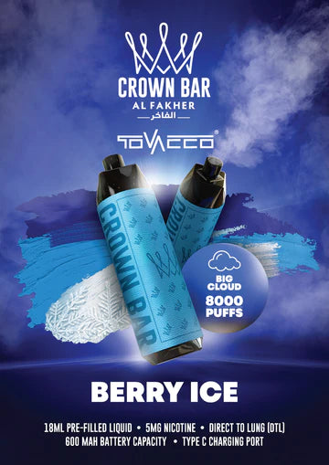 Al Fakher Crown Bar 8000 Puff Disposable Vape