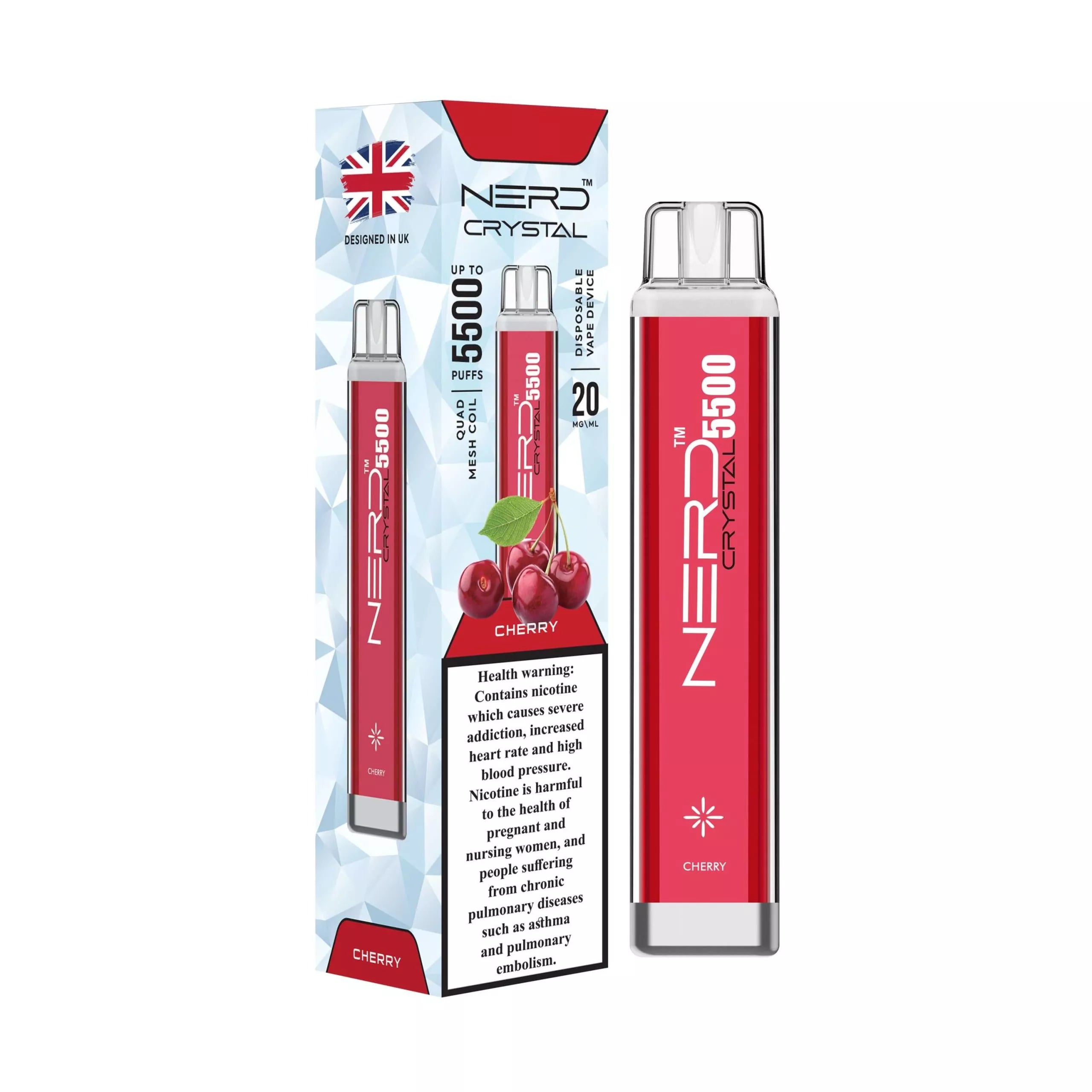 Nerd Crystal 5500 Puffs Disposable 20mg Nicotine Strength