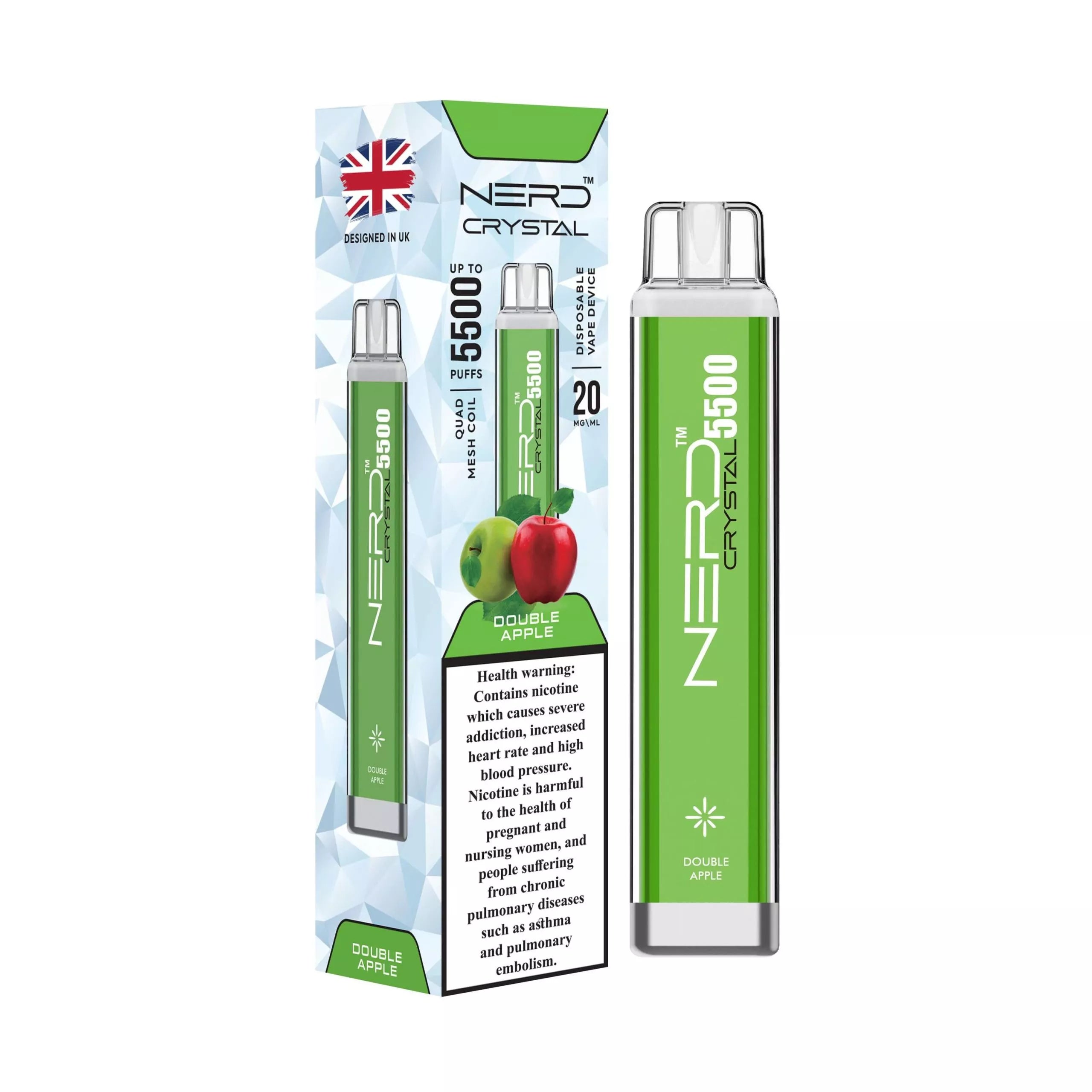 Nerd Crystal 5500 Puffs Disposable 20mg Nicotine Strength