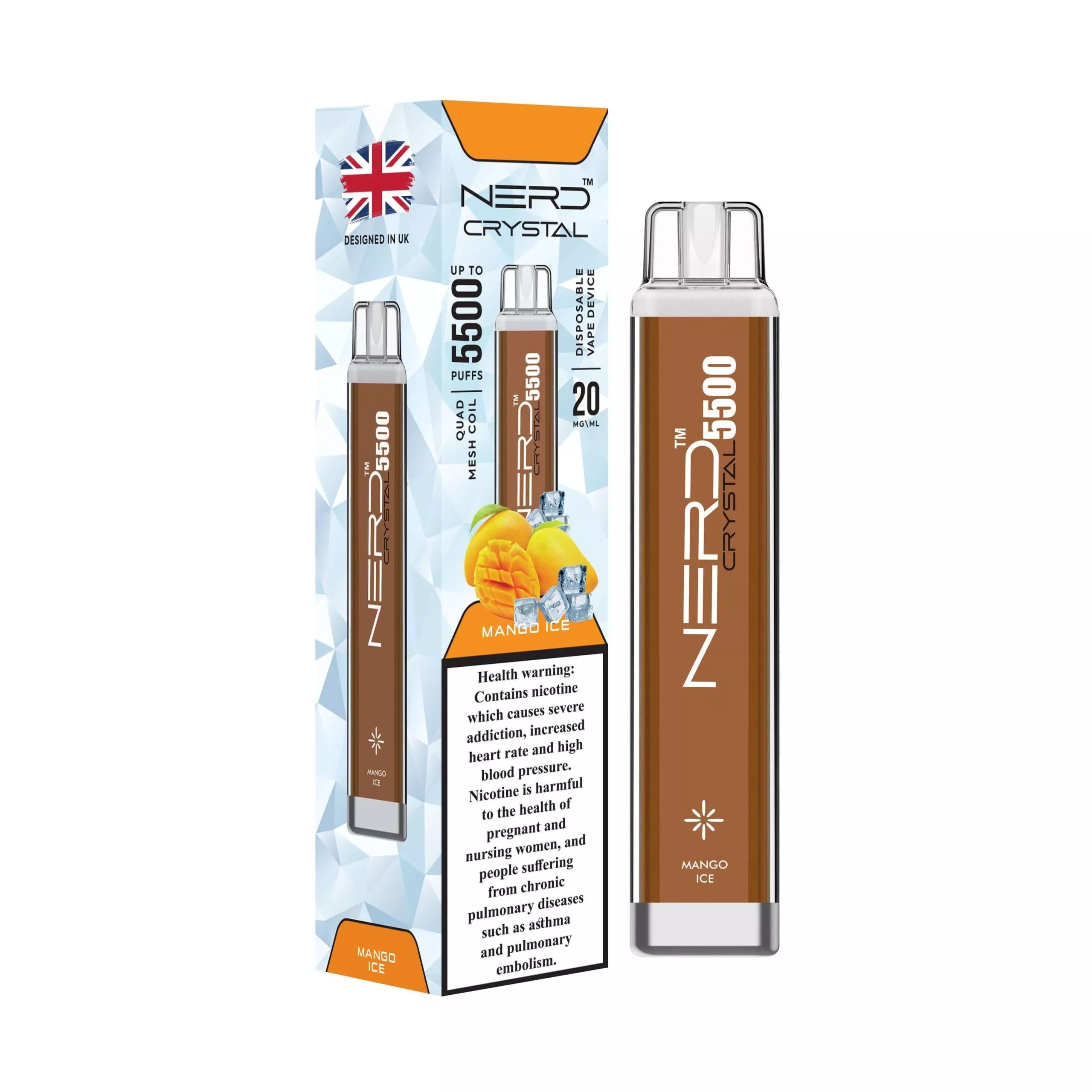 Nerd Crystal 5500 Puffs Disposable 20mg Nicotine Strength