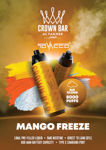 Al Fakher Crown Bar 8000 Puff Disposable Vape