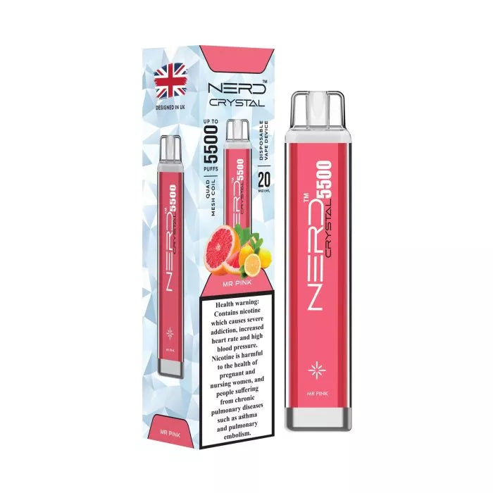 Nerd Crystal 5500 Puffs Disposable 20mg Nicotine Strength
