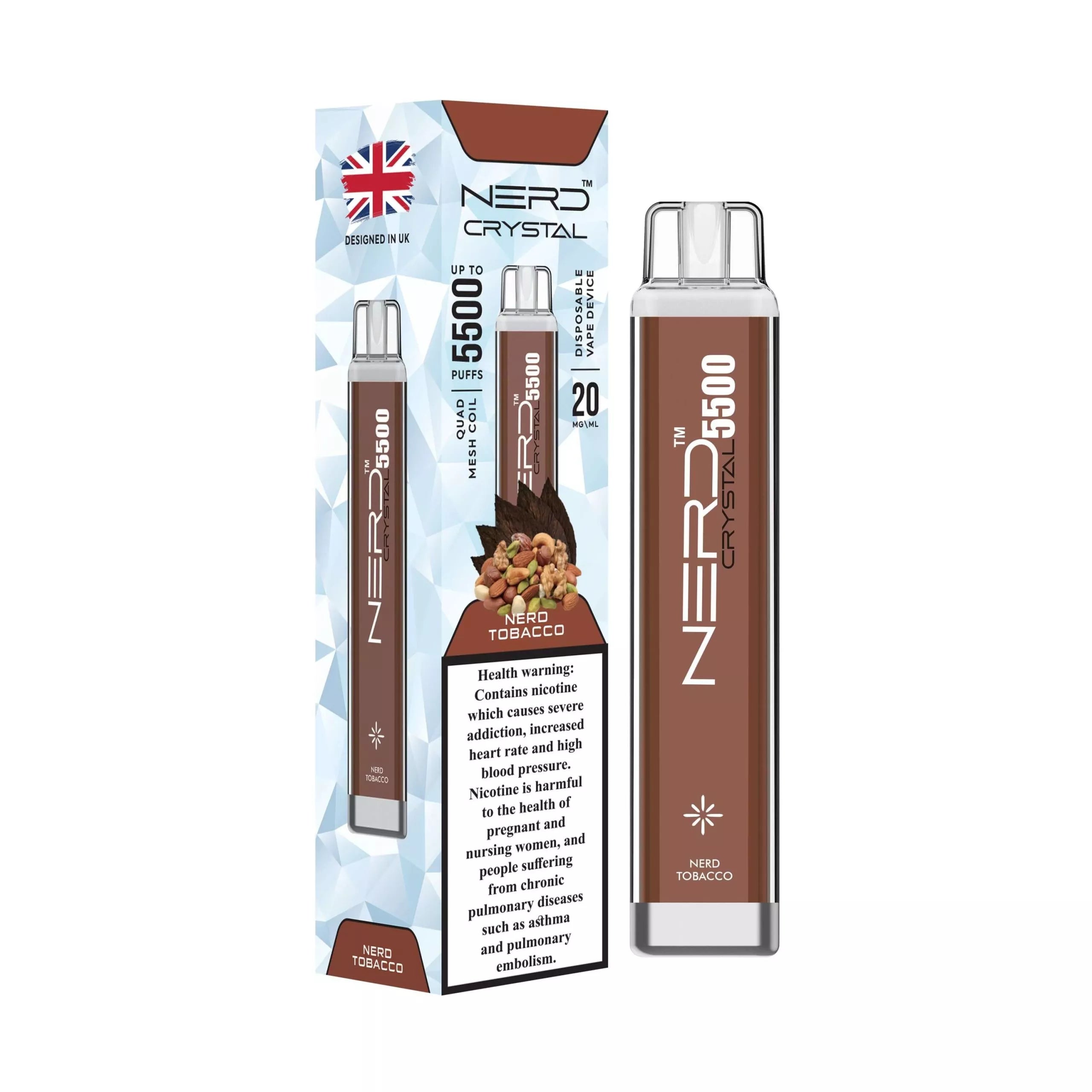 Nerd Crystal 5500 Puffs Disposable 20mg Nicotine Strength