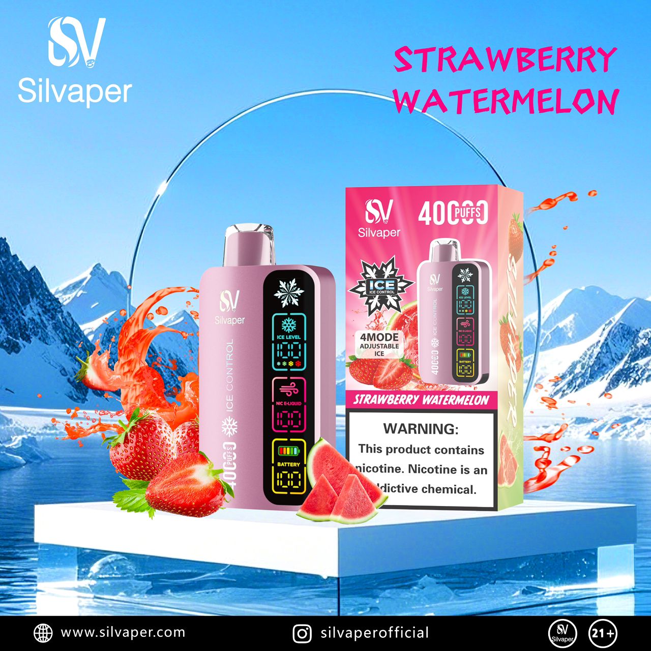 Buy Silvaper 40k Puffs In Dubai UAE