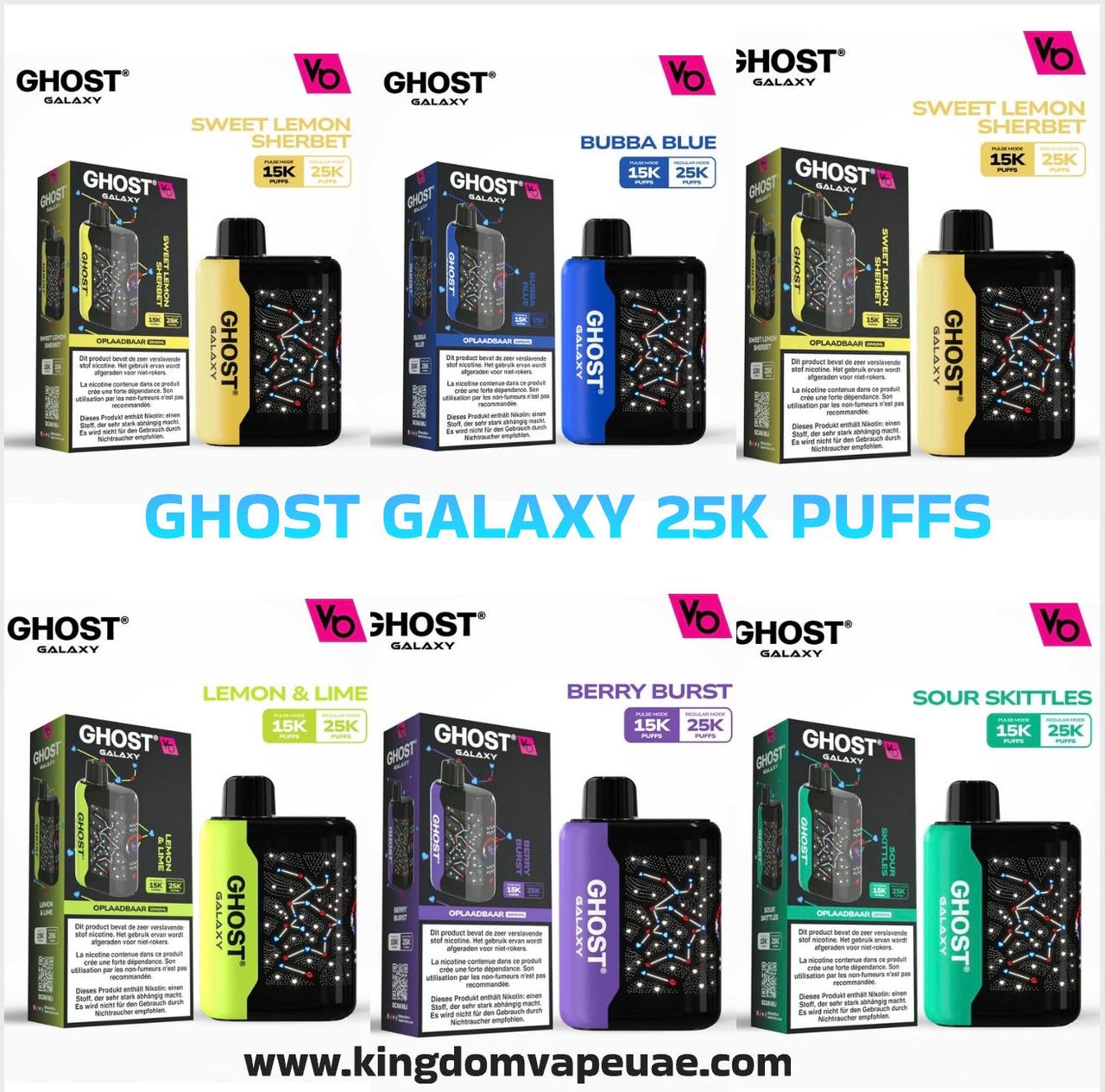 Ghost Vape Dubai, Vape Dubai, Ghost Galaxy, 25k Puffs, 2500 Puffs