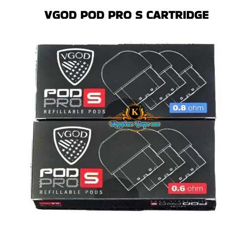 Two boxes of VGOD Pod Pro S Refillable Pods on a white background/ VGOD POD PRO S - CARTRIDGE Near Me/ Downtown Dubai/ Al Barsha Dubai/ Palm Jumeirah Dubai/ Abu Dhabi