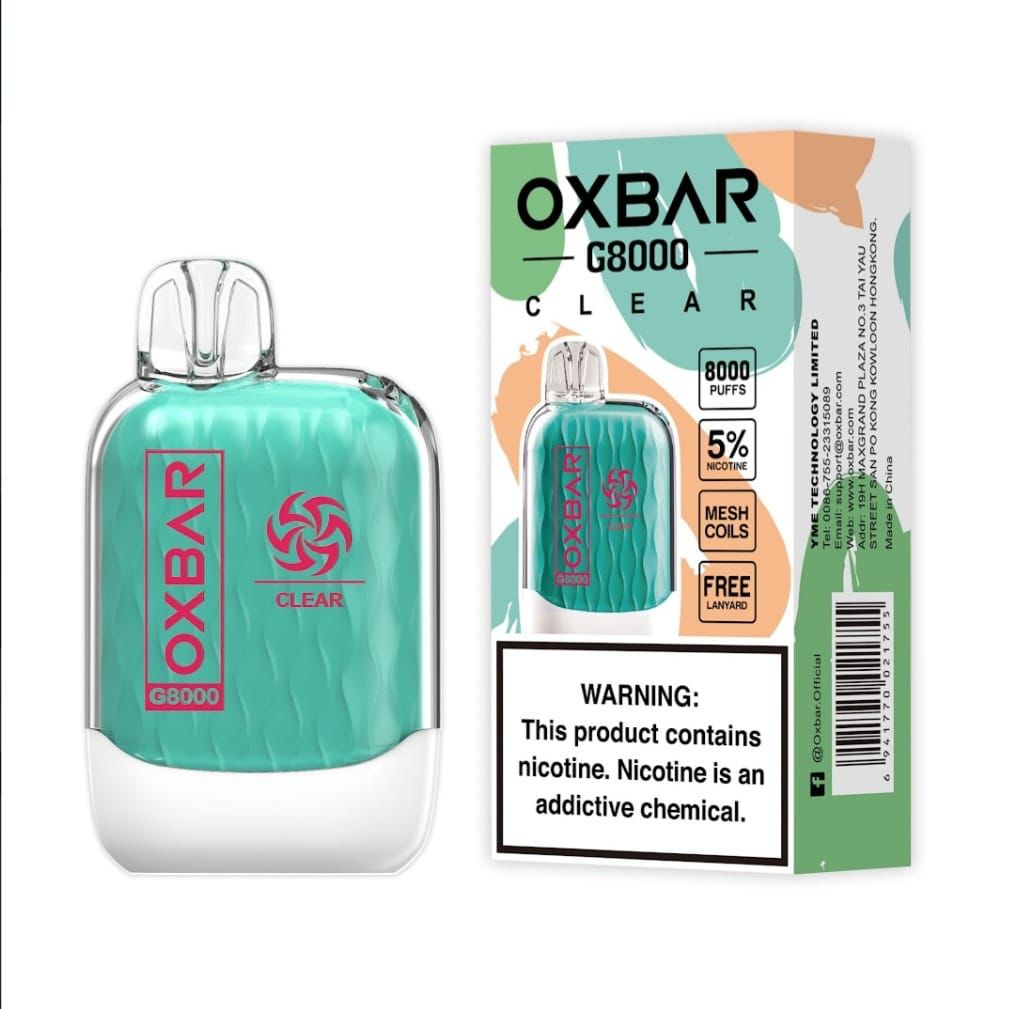 OXBAR (G8000) Puffs Disposable Vape 50mg Nicotine Kit