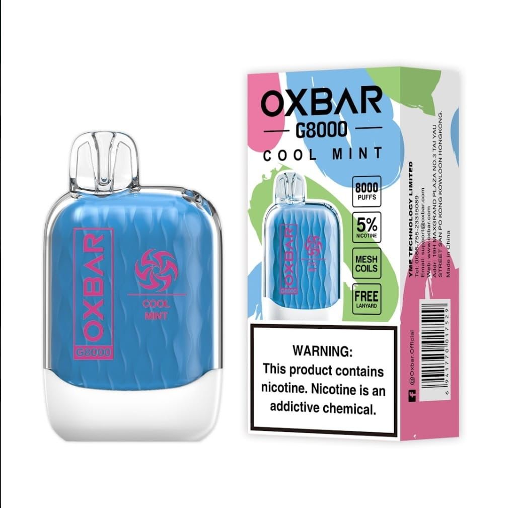 OXBAR (G8000) Puffs Disposable Vape 50mg Nicotine Kit