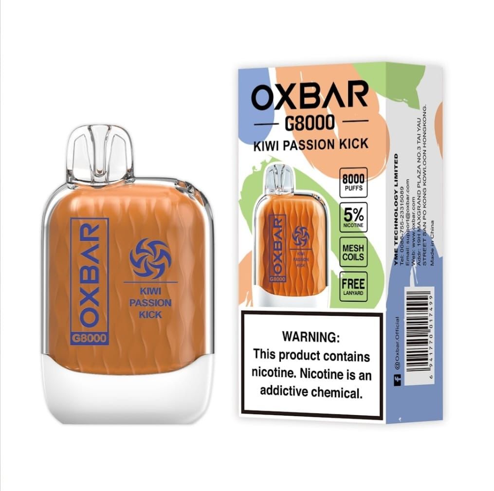 OXBAR (G8000) Puffs Disposable Vape 50mg Nicotine Kit
