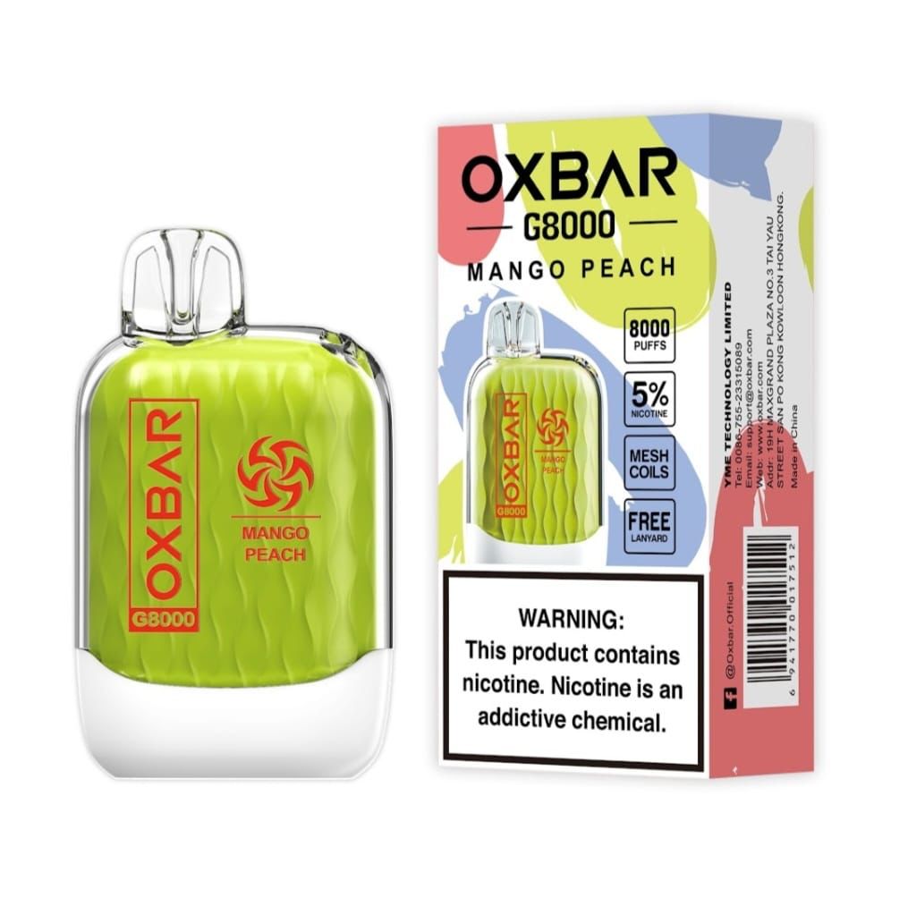 OXBAR (G8000) Puffs Disposable Vape 50mg Nicotine Kit