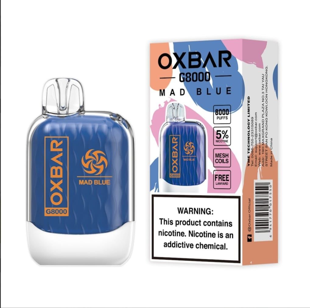 OXBAR (G8000) Puffs Disposable Vape 50mg Nicotine Kit