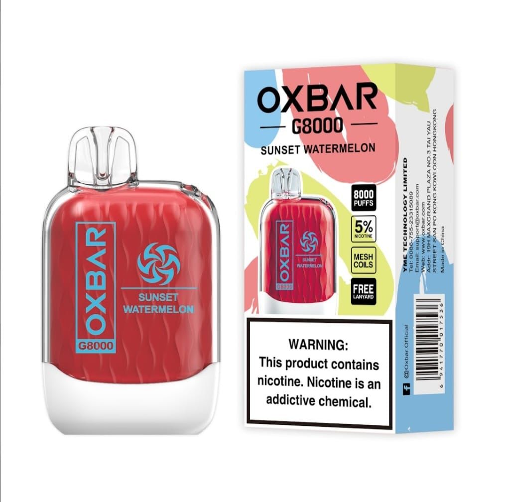 OXBAR (G8000) Puffs Disposable Vape 50mg Nicotine Kit