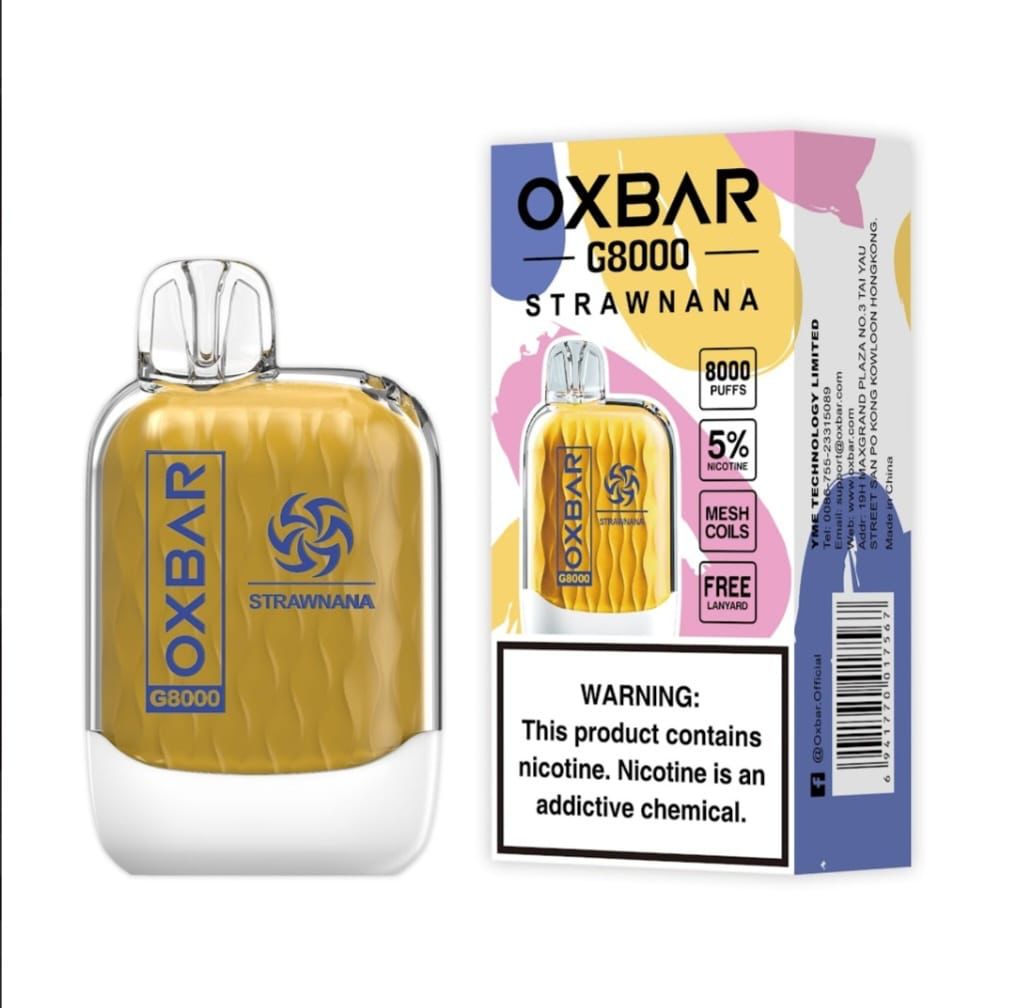 OXBAR (G8000) Puffs Disposable Vape 50mg Nicotine Kit