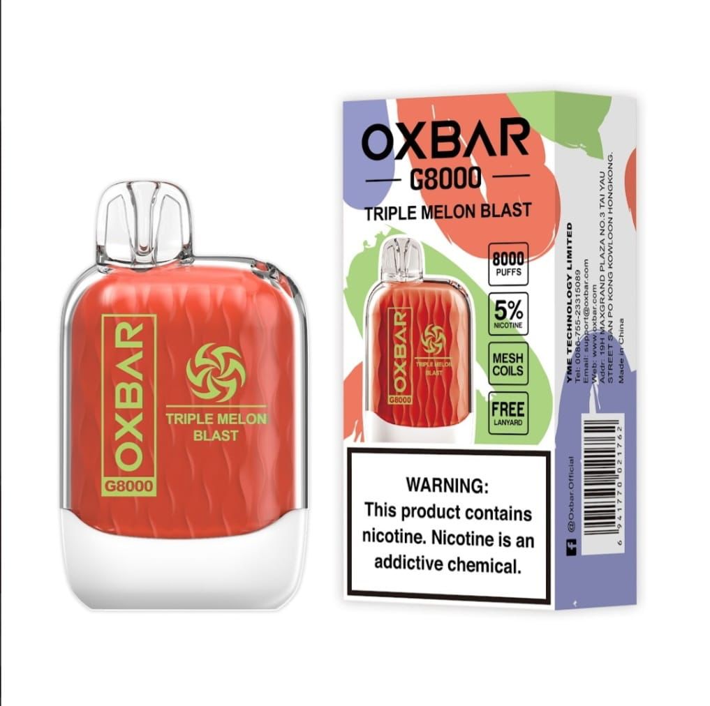 OXBAR (G8000) Puffs Disposable Vape 50mg Nicotine Kit