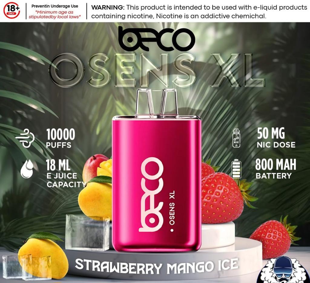 BECO Osens XL 10000 Puffs Disposable 50MG
