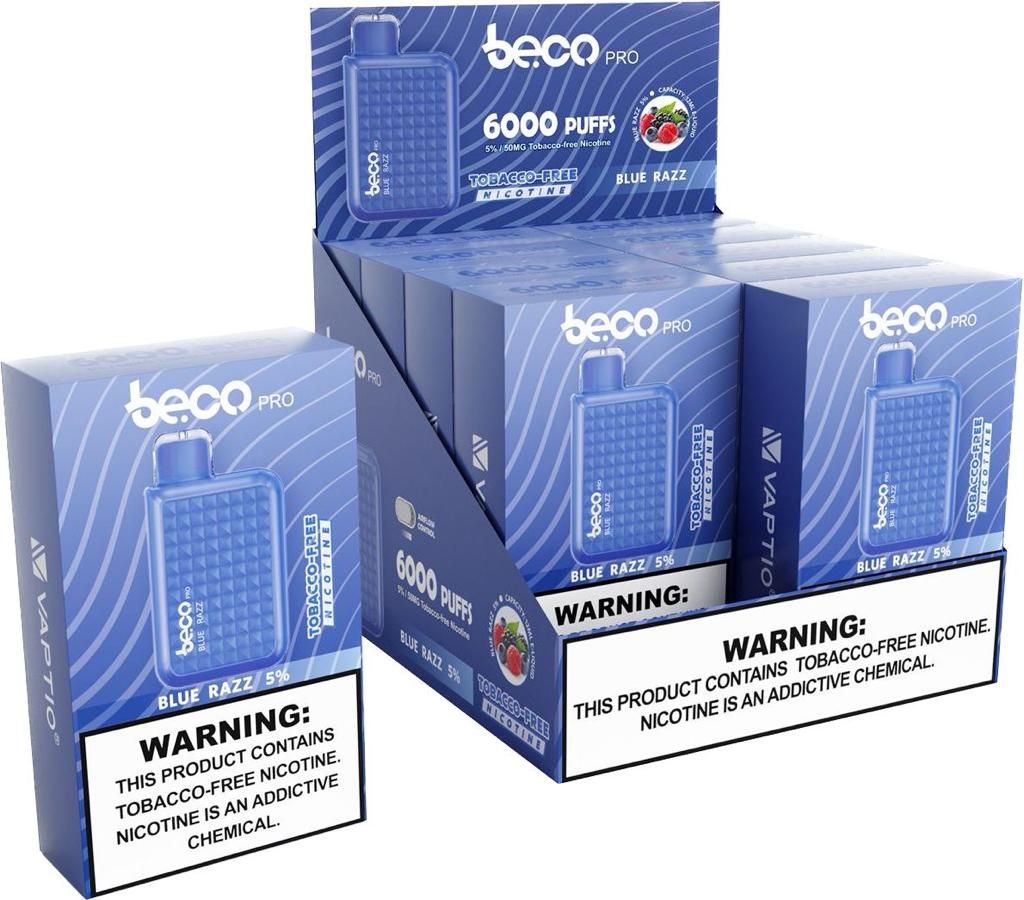 BECO PRO 6000 Puffs Disposable 20mg/50mg NICOTINE UAE