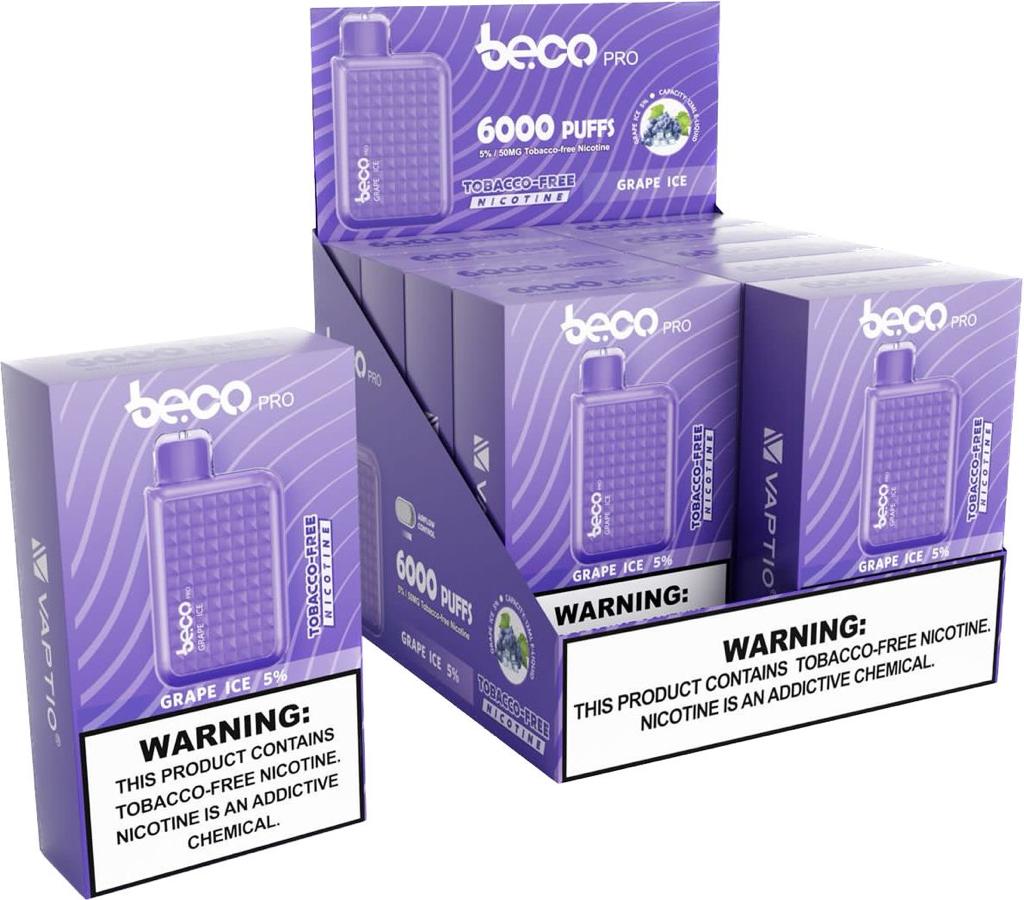 BECO PRO 6000 Puffs Disposable 20mg/50mg NICOTINE UAE