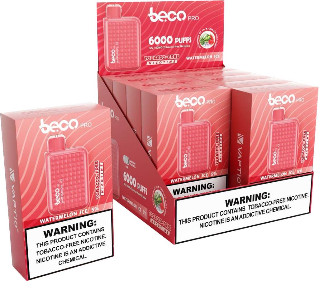 BECO PRO 6000 Puffs Disposable 20mg/50mg NICOTINE UAE