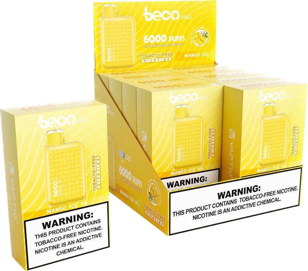 BECO PRO 6000 Puffs Disposable 20mg/50mg NICOTINE UAE