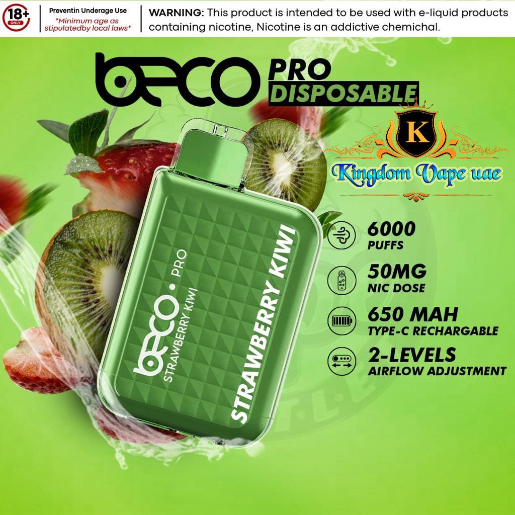 BECO PRO 6000 Puffs Disposable 20mg/50mg NICOTINE UAE