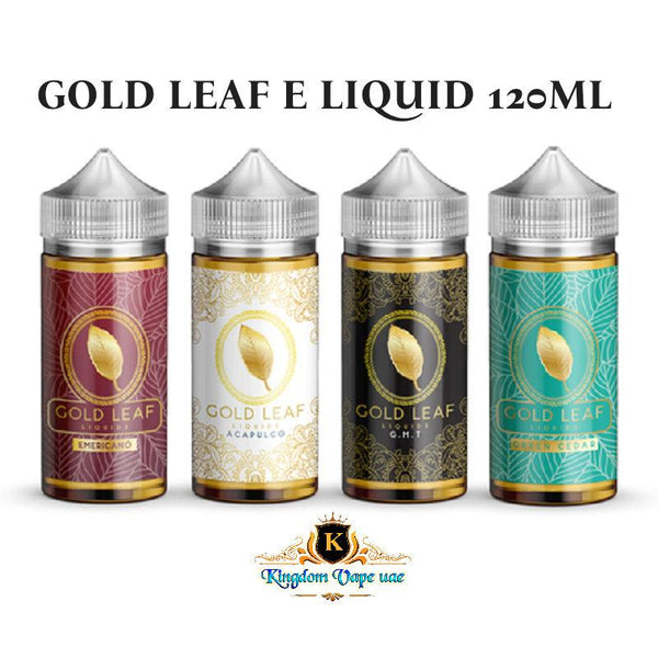 Gold leaf 100ml E-Liquid 3mg Nicotine Level