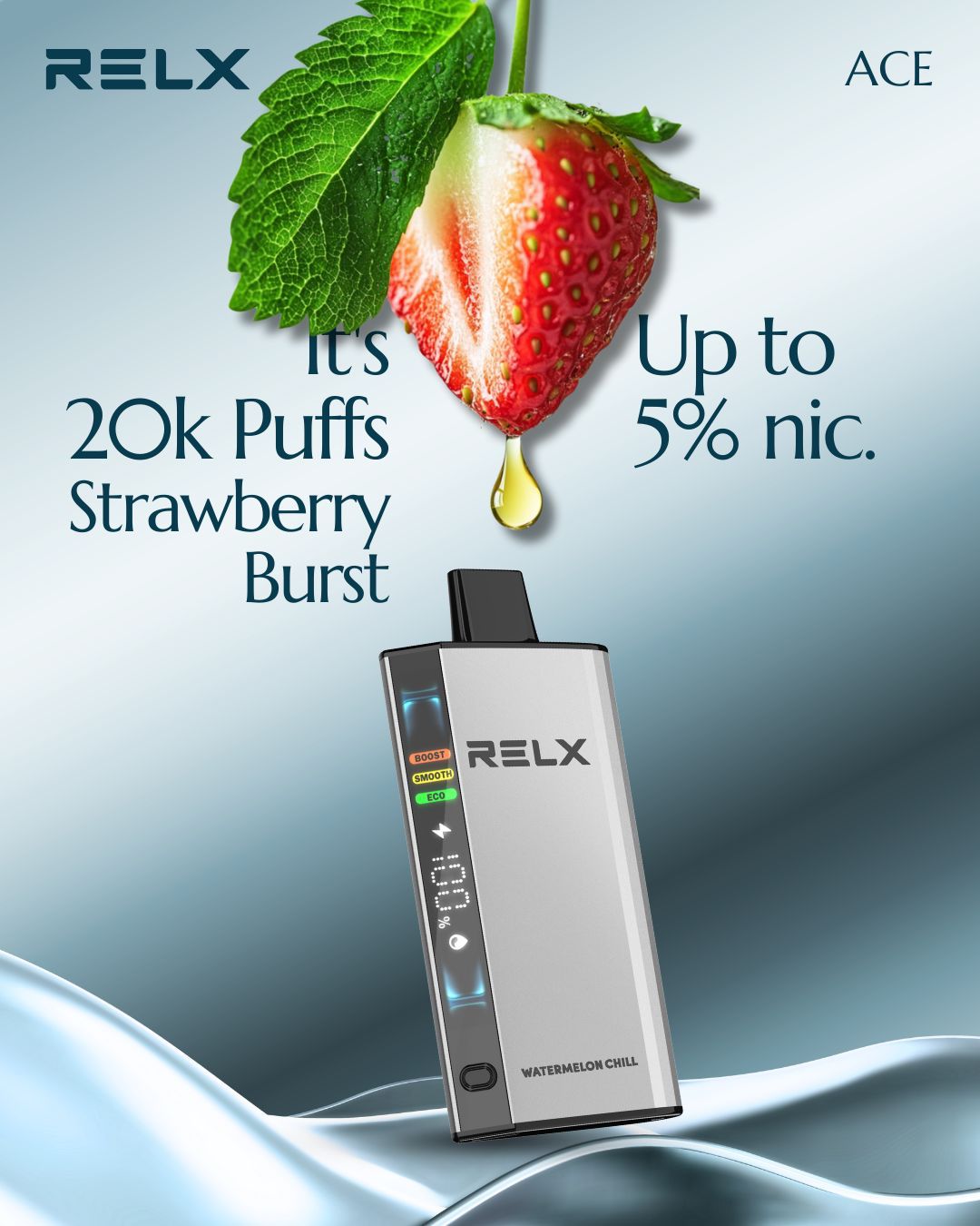 Relx Ace Disposable Kit 20K Puffs| Vape Dubai and Abu Dhabi