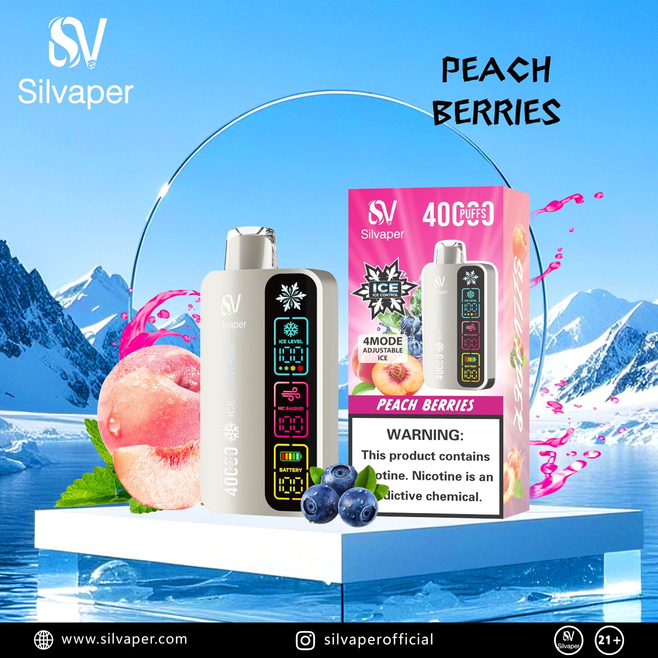 Buy Silvaper 40k Puffs In Dubai UAE