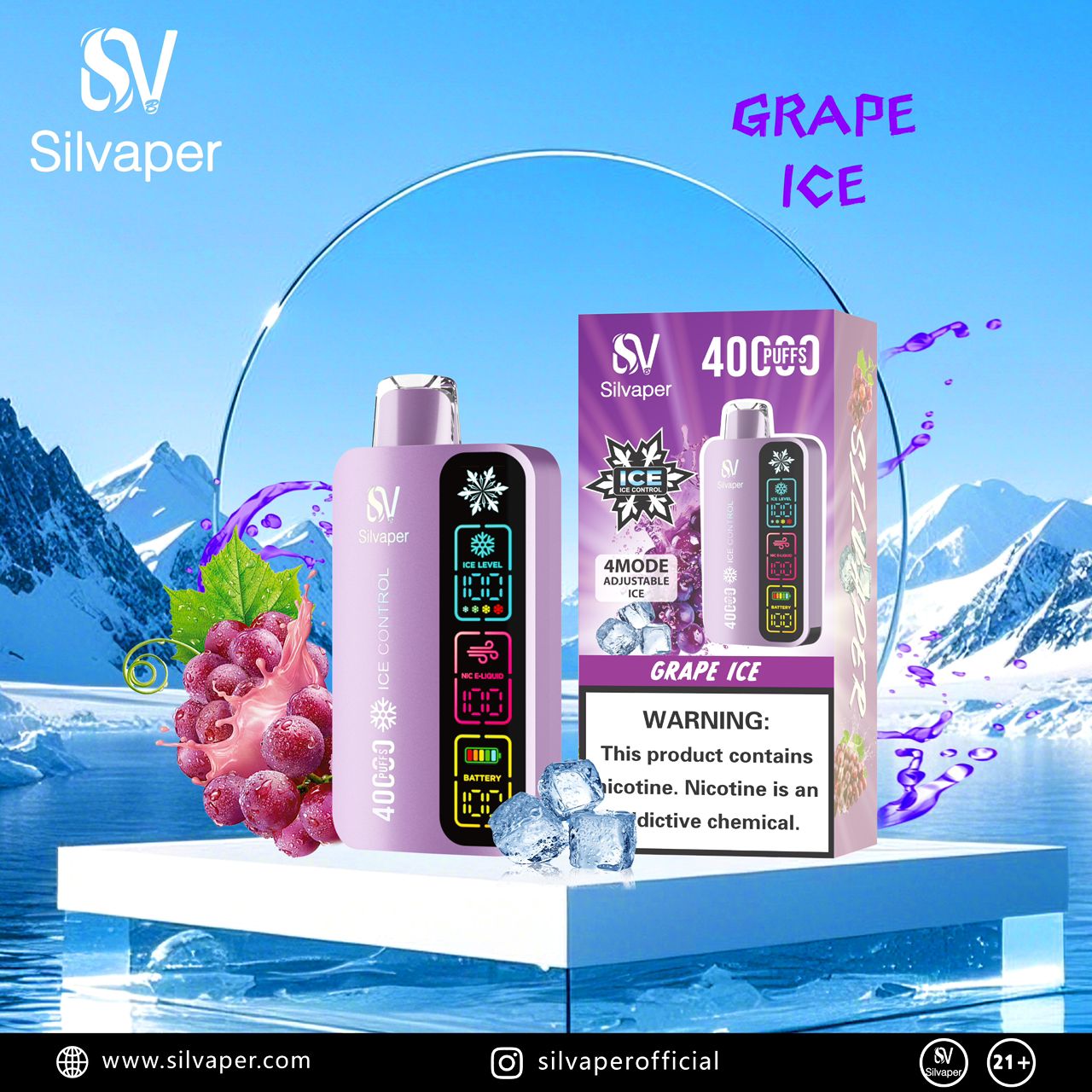Buy Silvaper 40k Puffs In Dubai UAE