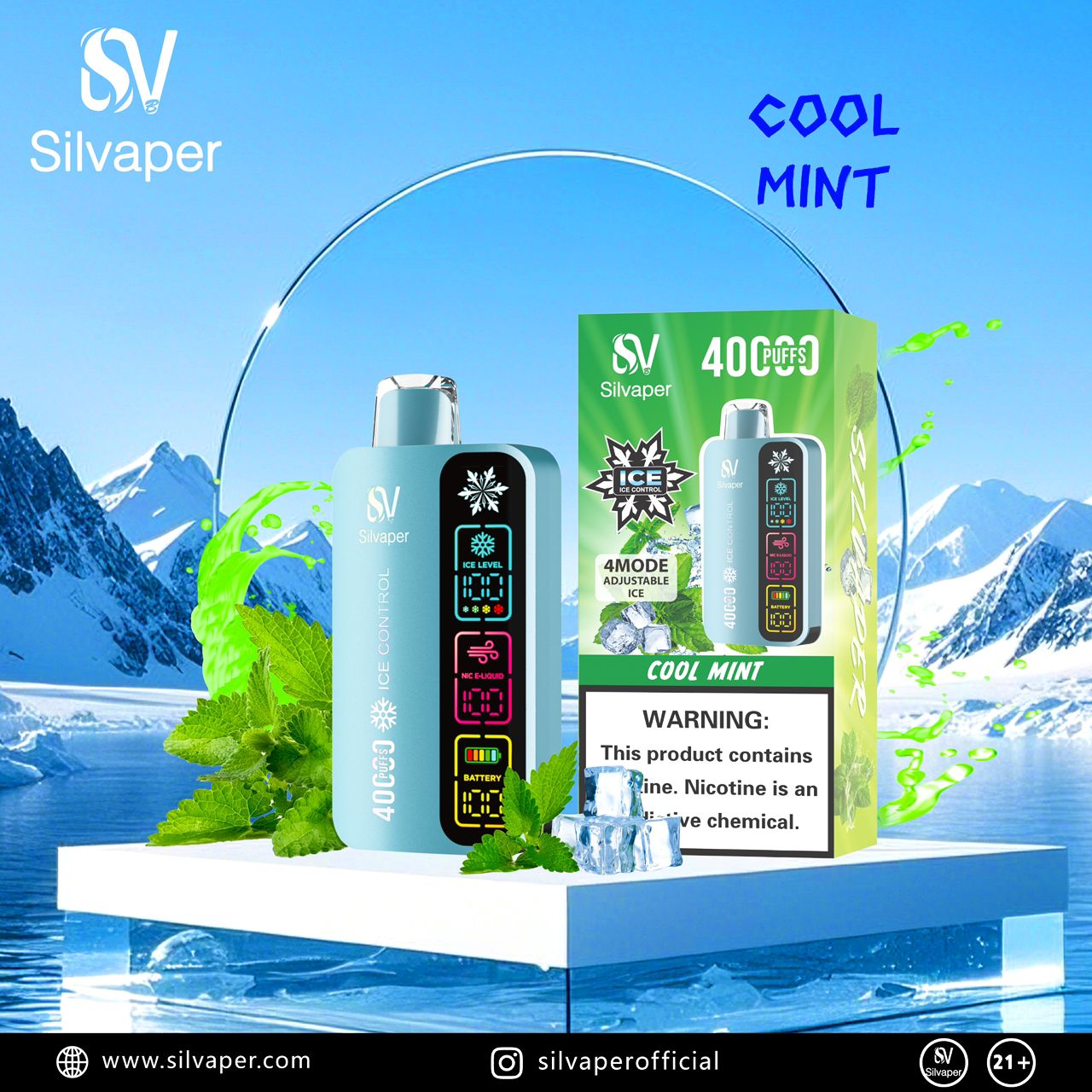 Buy Silvaper 40k Puffs In Dubai UAE