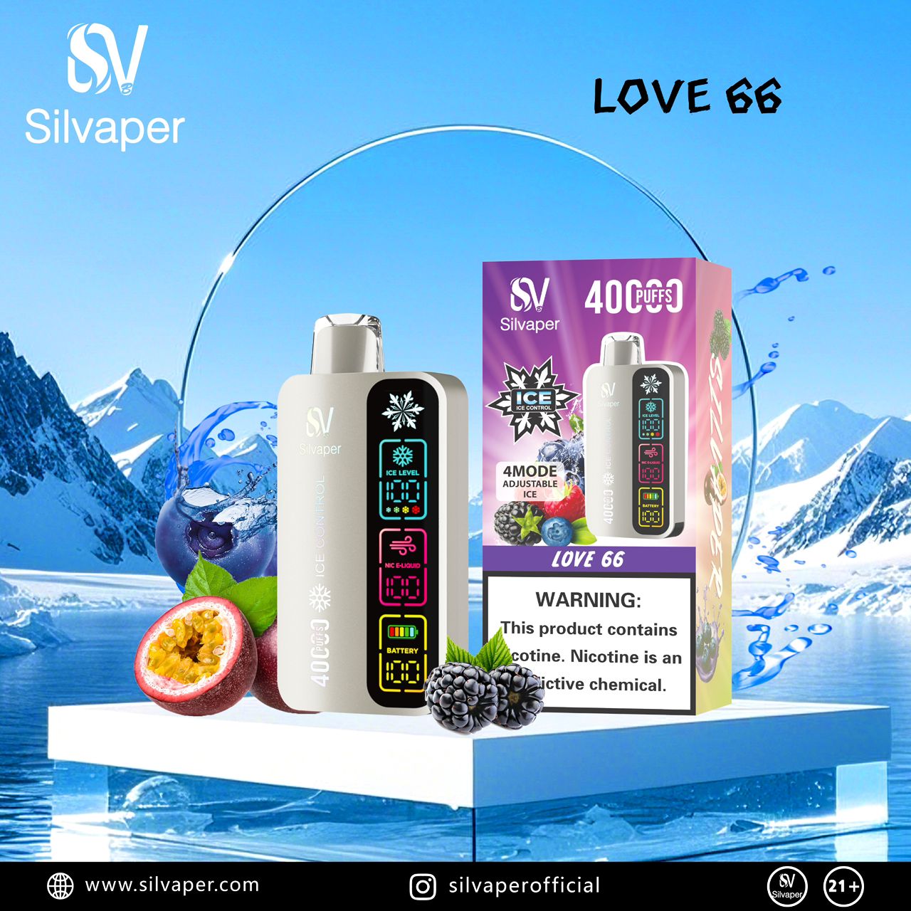 Buy Silvaper 40k Puffs In Dubai UAE