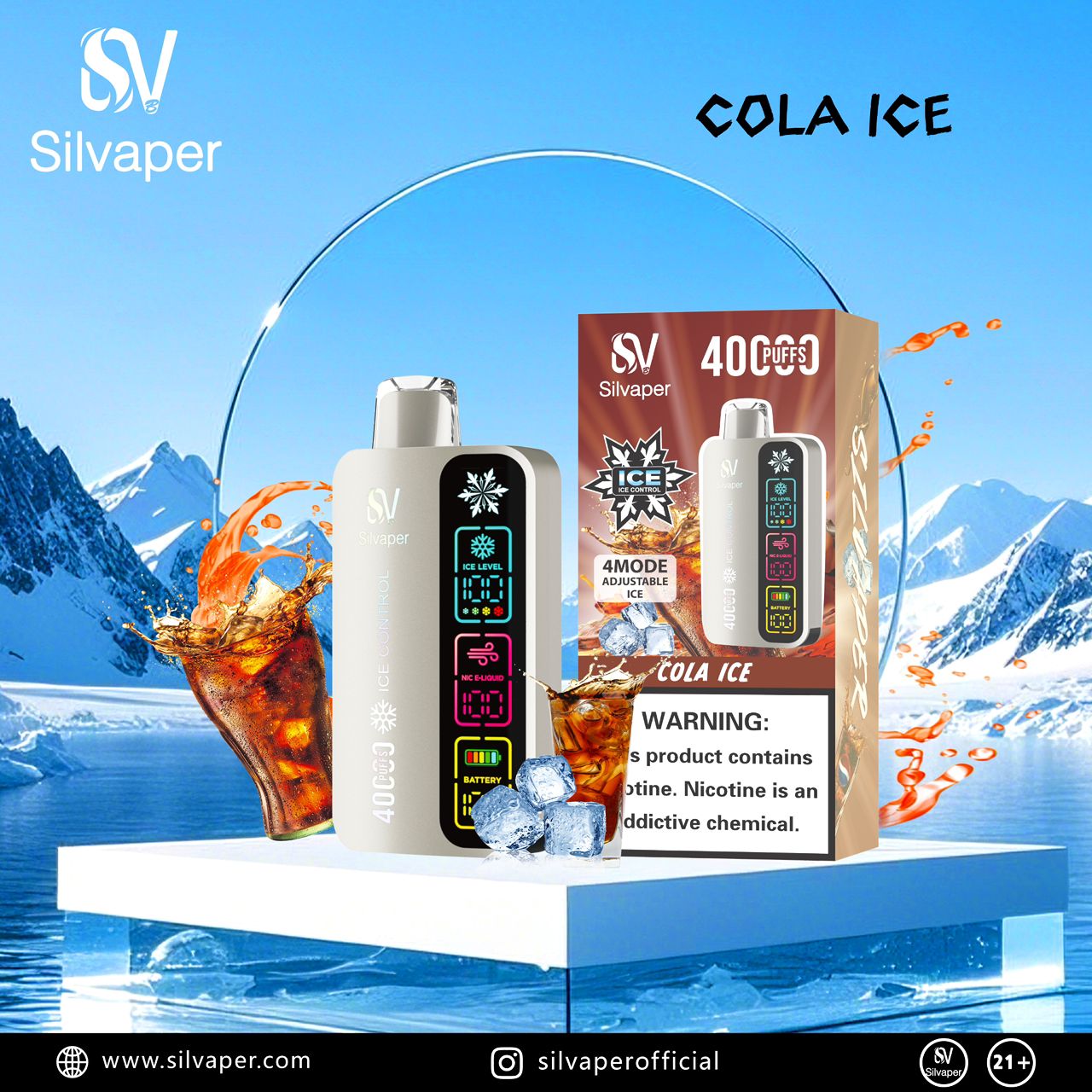 Buy Silvaper 40k Puffs In Dubai UAE