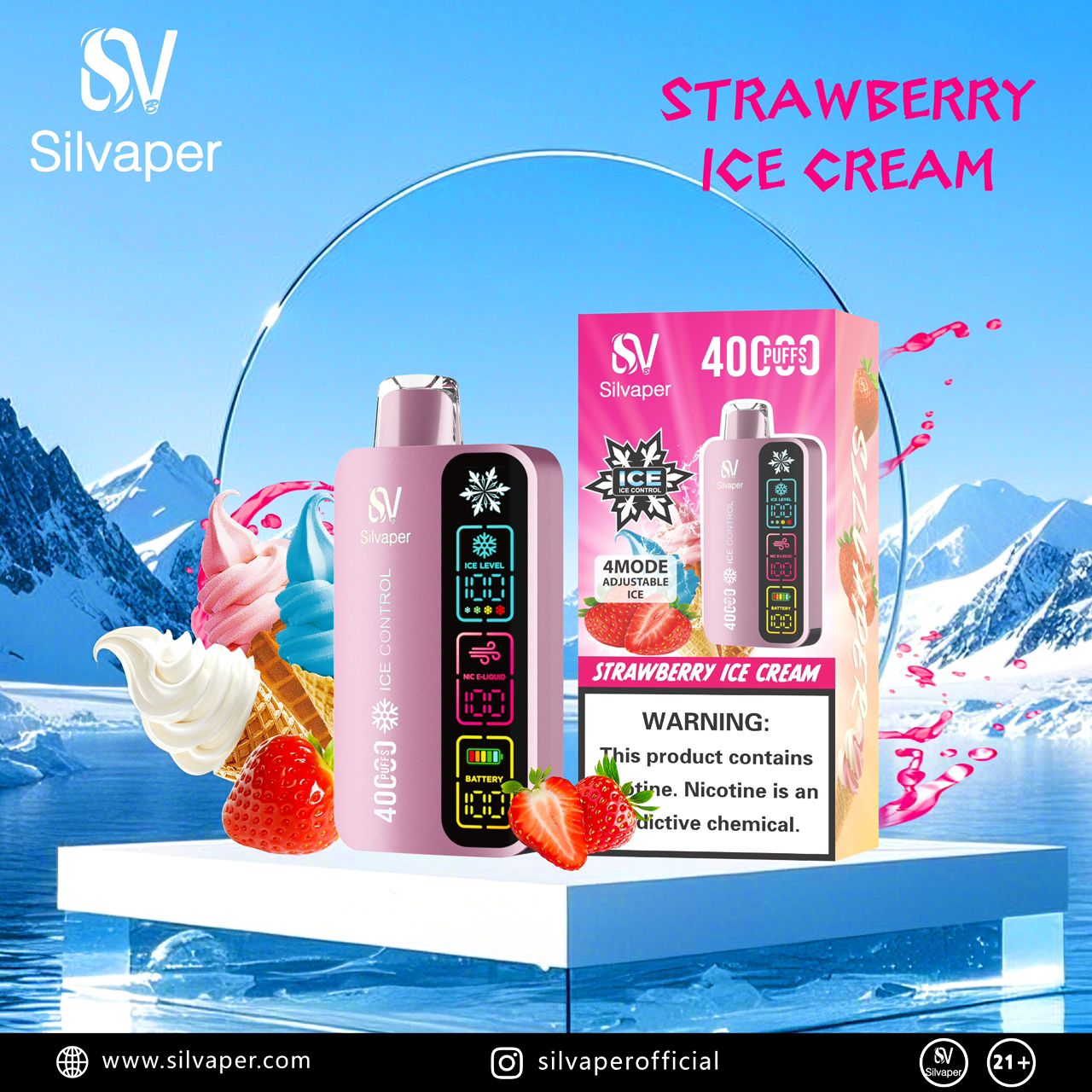 Buy Silvaper 40k Puffs In Dubai UAE