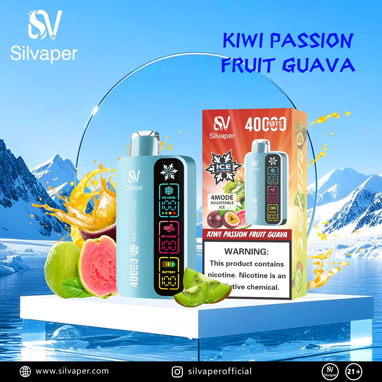Buy Silvaper 40k Puffs In Dubai UAE