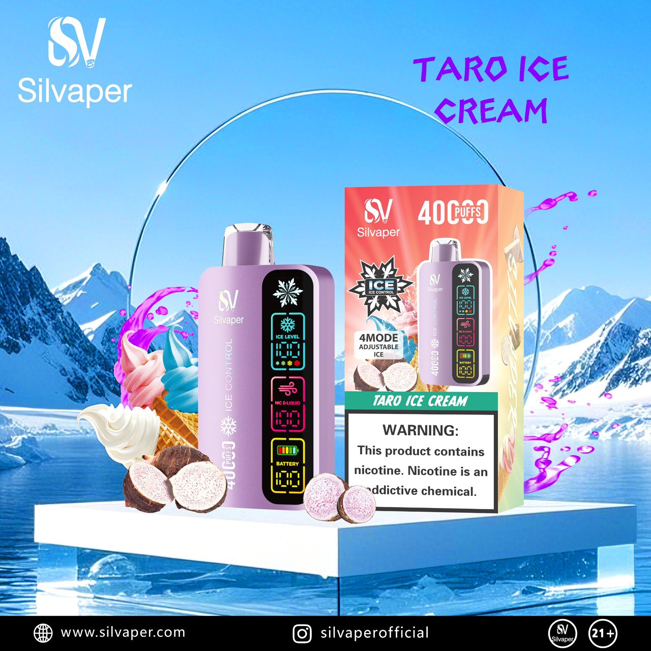 Buy Silvaper 40k Puffs In Dubai UAE