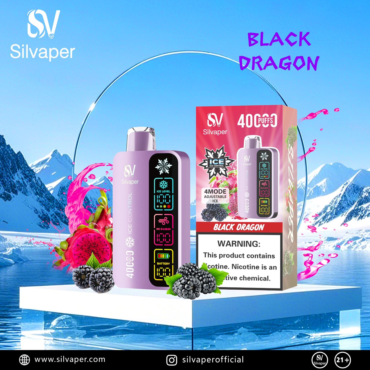 Buy Silvaper 40k Puffs In Dubai UAE