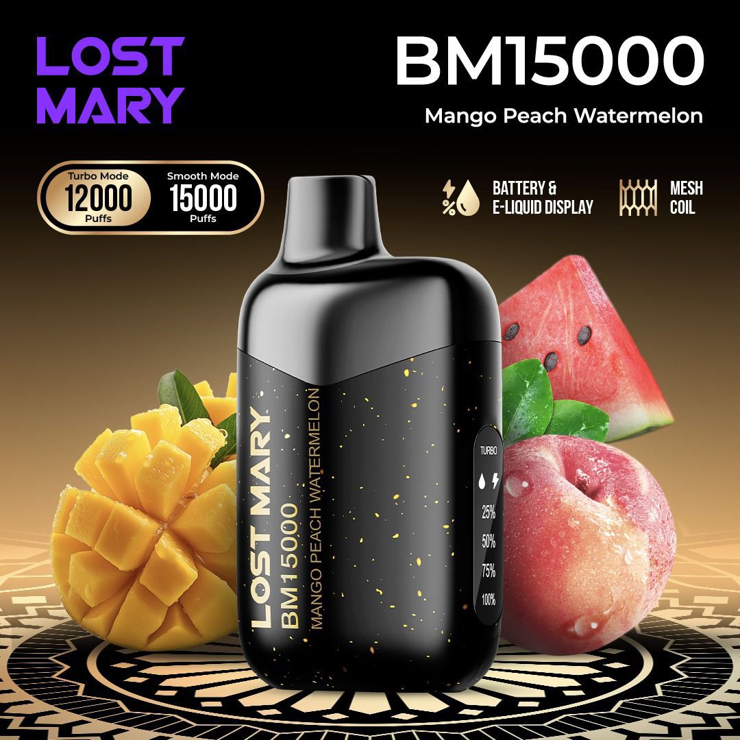 NEW LOST MARY BM 15000 PUFFS| Al Barsha vape Shop Dubai