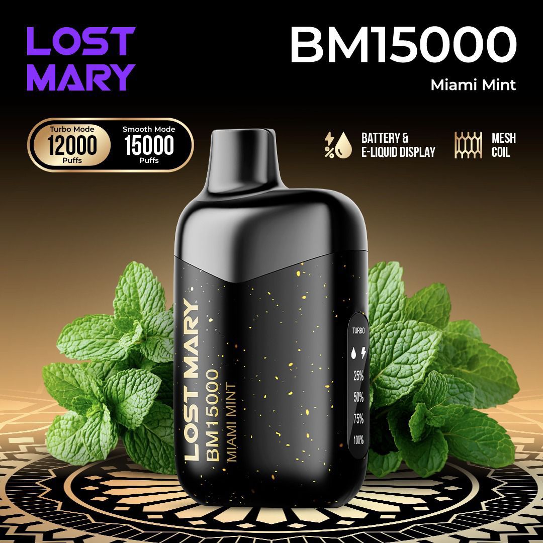NEW LOST MARY BM 15000 PUFFS| Al Barsha vape Shop Dubai