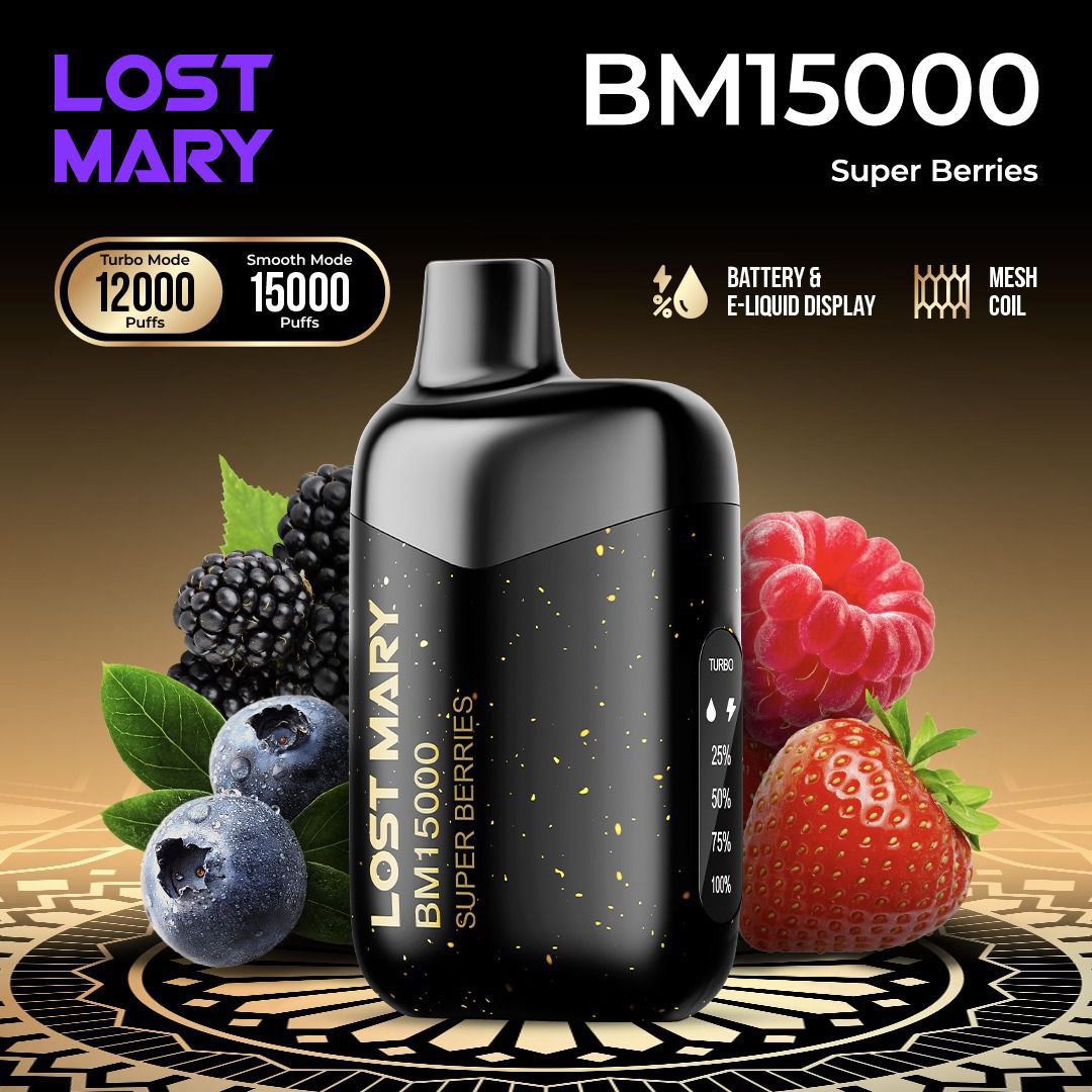 NEW LOST MARY BM 15000 PUFFS| Al Barsha vape Shop Dubai