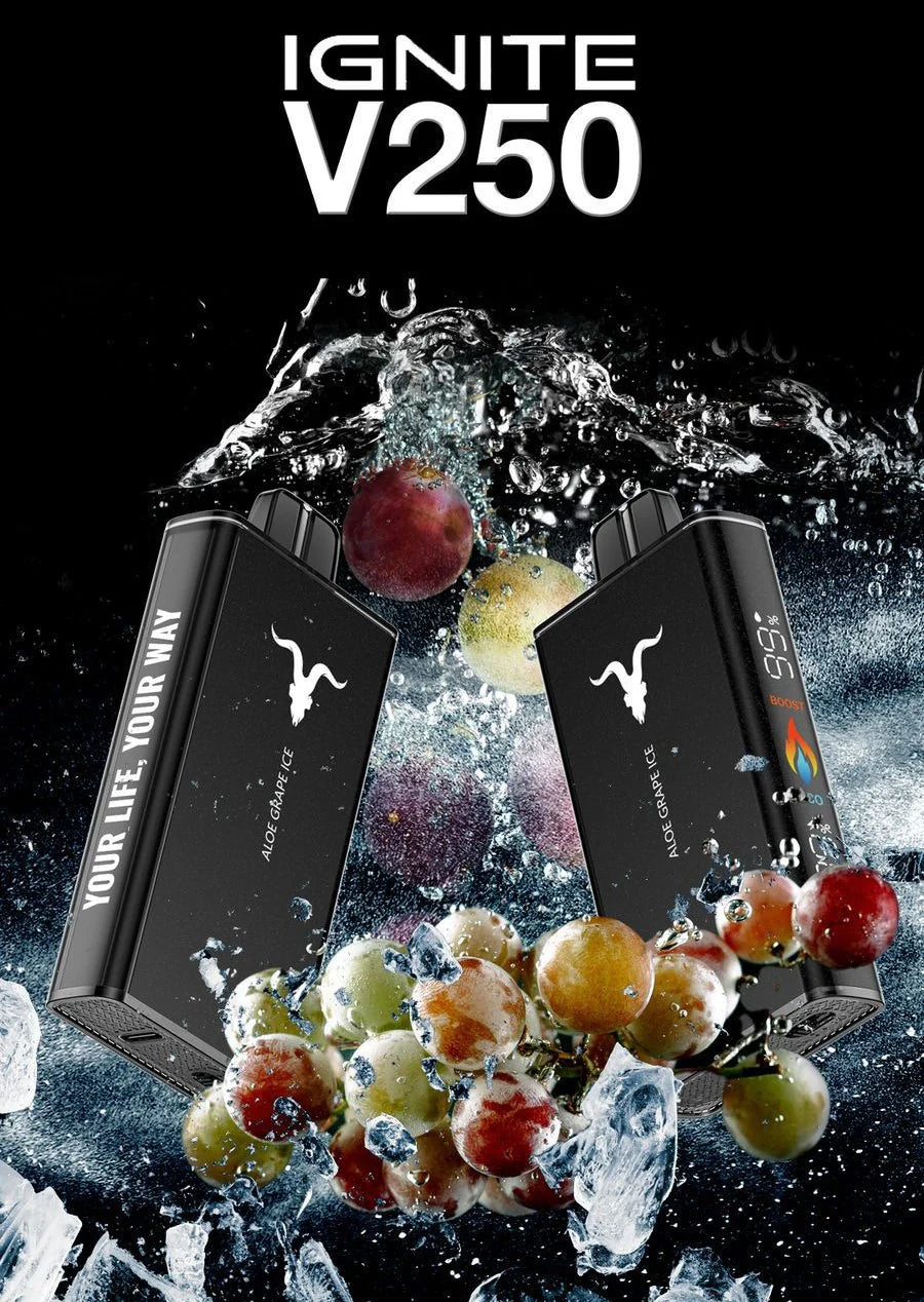 IGNITE V250 Disposable Vape Pen 25000 Puffs 50mg Dubai Abu Dhabi