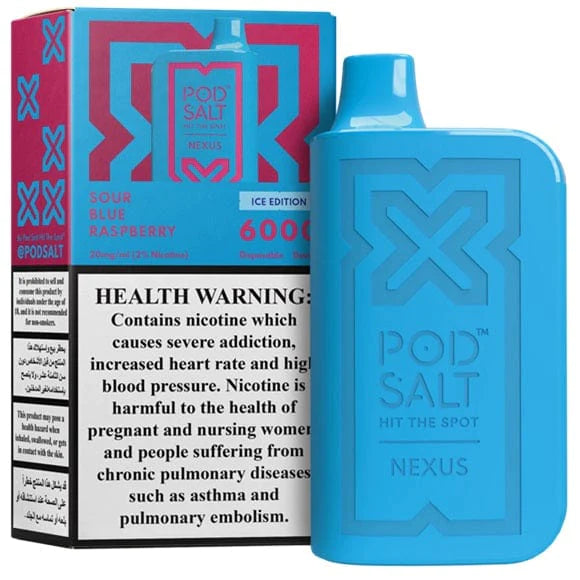POD SALT NEXUS 6000 Puffs 20mg Disposable Pen Ice Edition In UAE