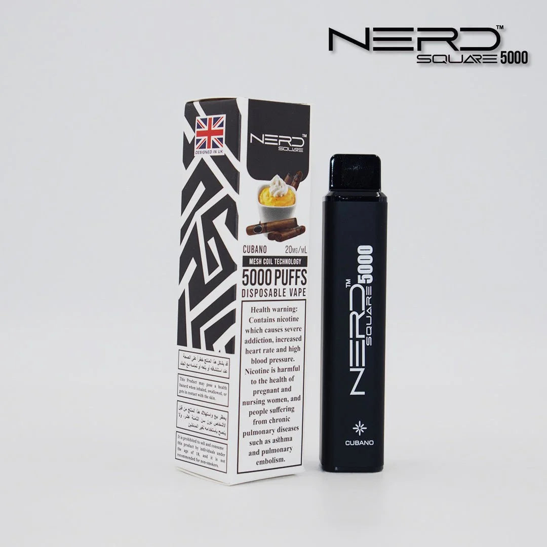 NERD™ SQUARE 5000 PUFFS (2% Nicotine)