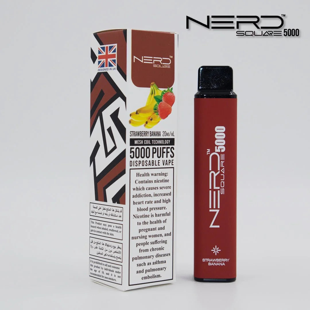 NERD™ SQUARE 5000 PUFFS (2% Nicotine)