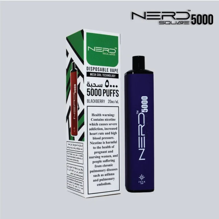 NERD™ SQUARE 5000 PUFFS (2% Nicotine)