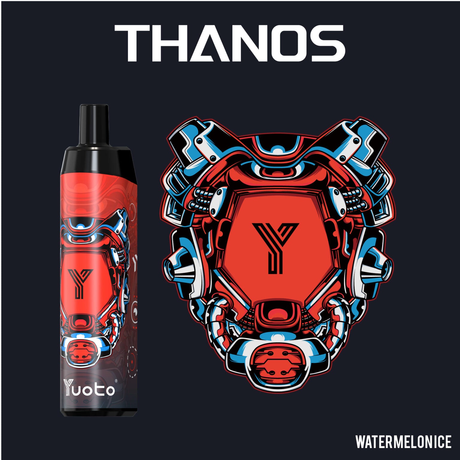 Yuoto Thanos 5000 Puffs Disposable Vape (50mg Nicotine)