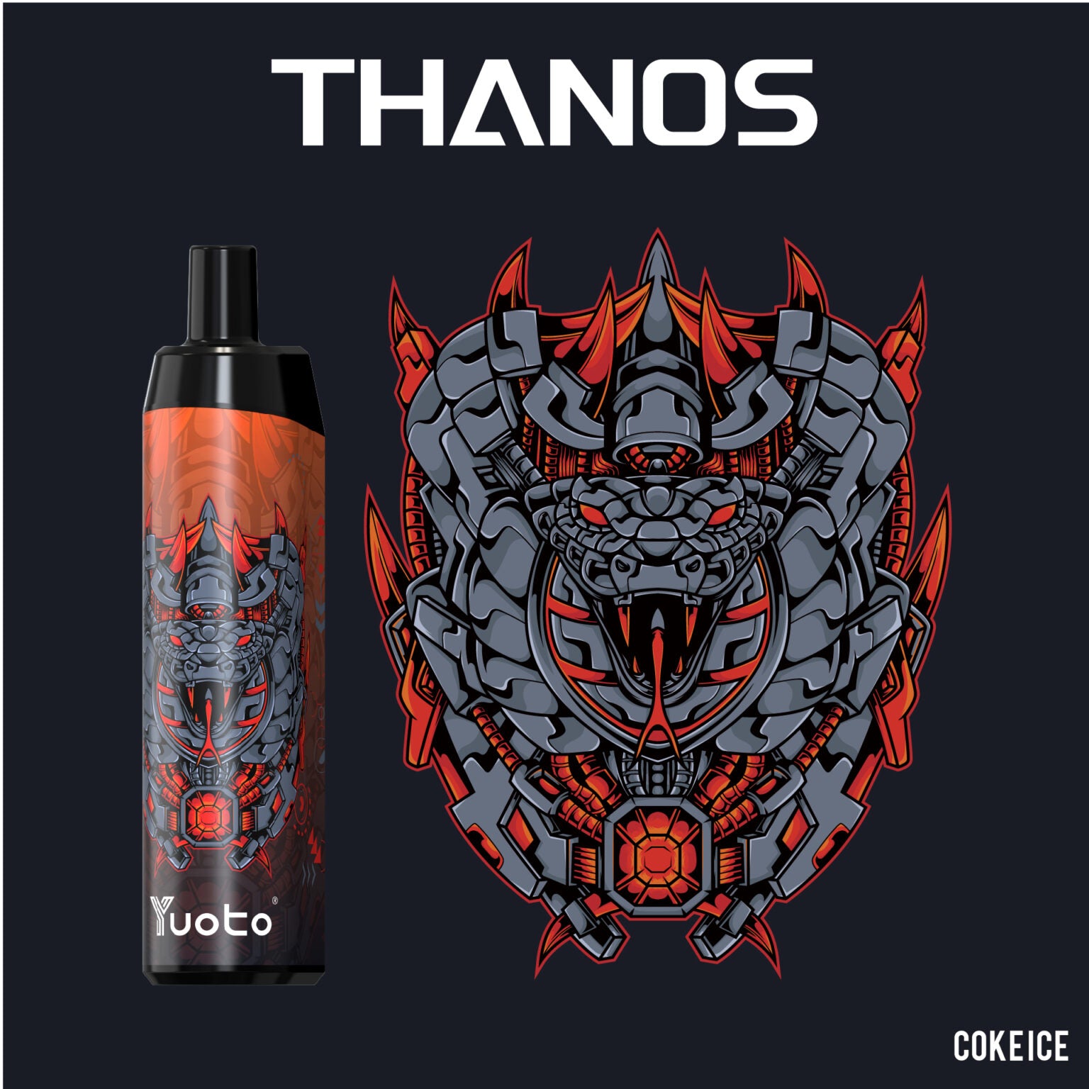 Yuoto Thanos 5000 Puffs Disposable Vape (50mg Nicotine)