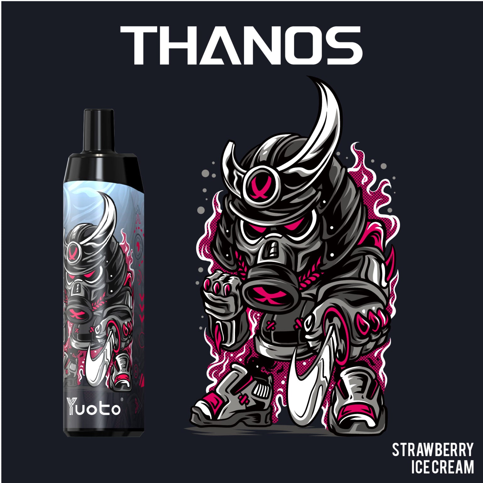 Yuoto Thanos 5000 Puffs Disposable Vape (50mg Nicotine)