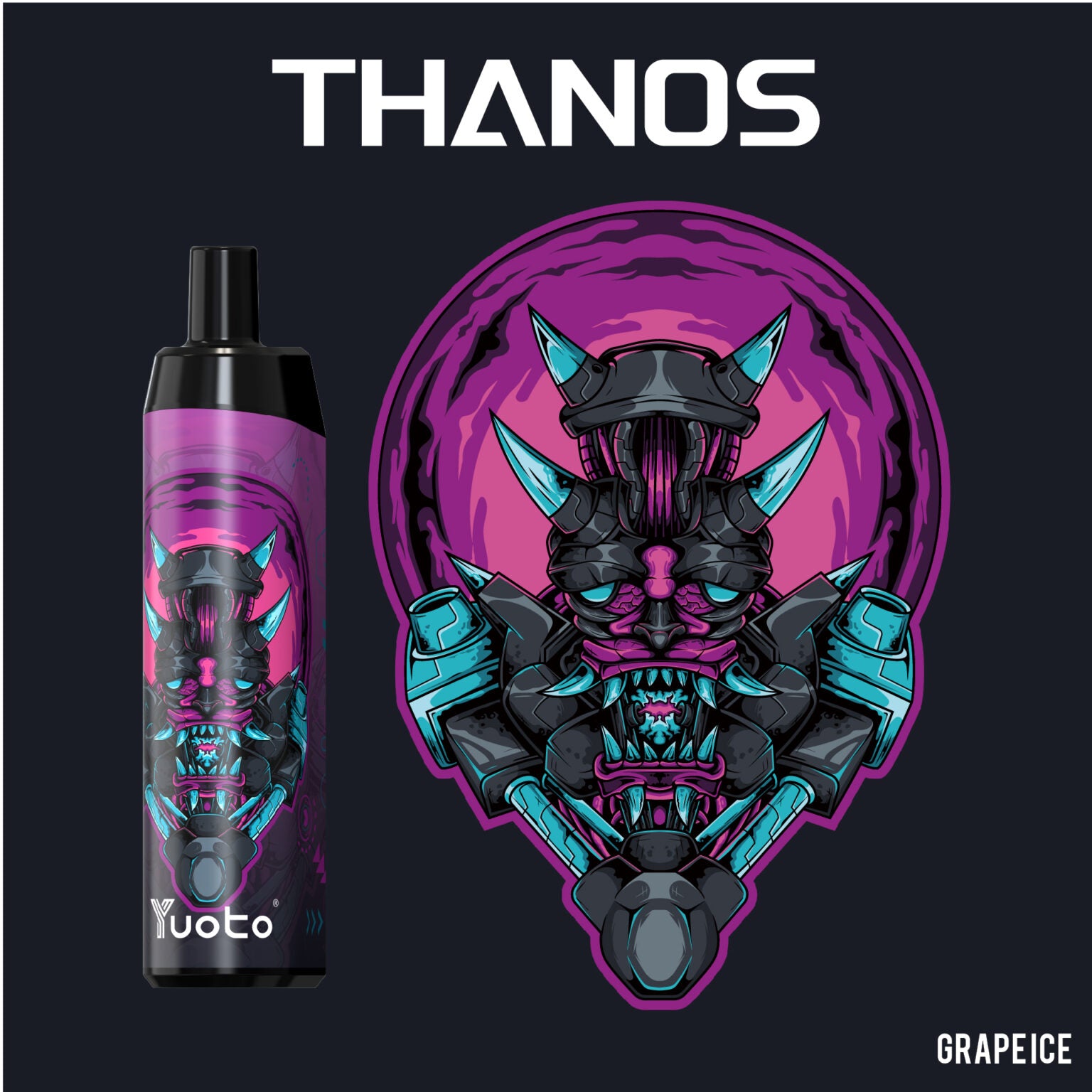 Yuoto Thanos 5000 Puffs Disposable Vape (50mg Nicotine)