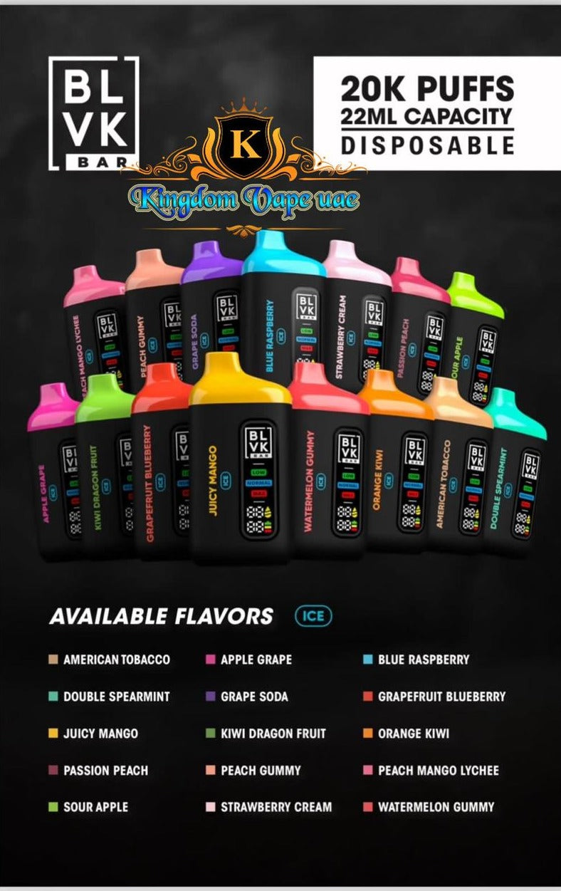 BLVK Bar 20000 Puffs With Best Liquid 50mg| BLVK Bar 20000 Puffs With Best Liquid 50mg|