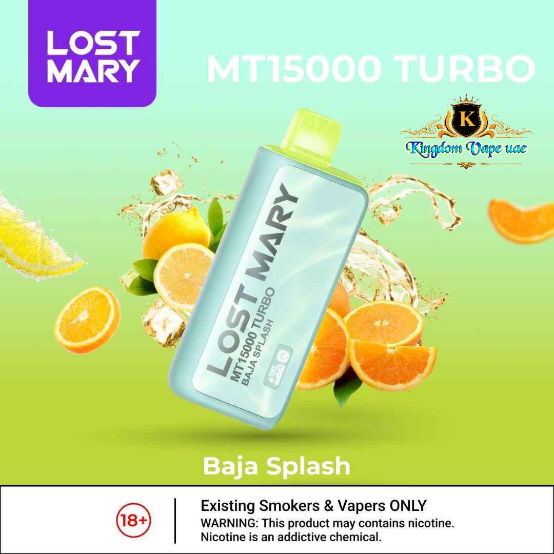 Baja Splash Flavor - Lost Mary Turbo 15000 Puffs In Dubai